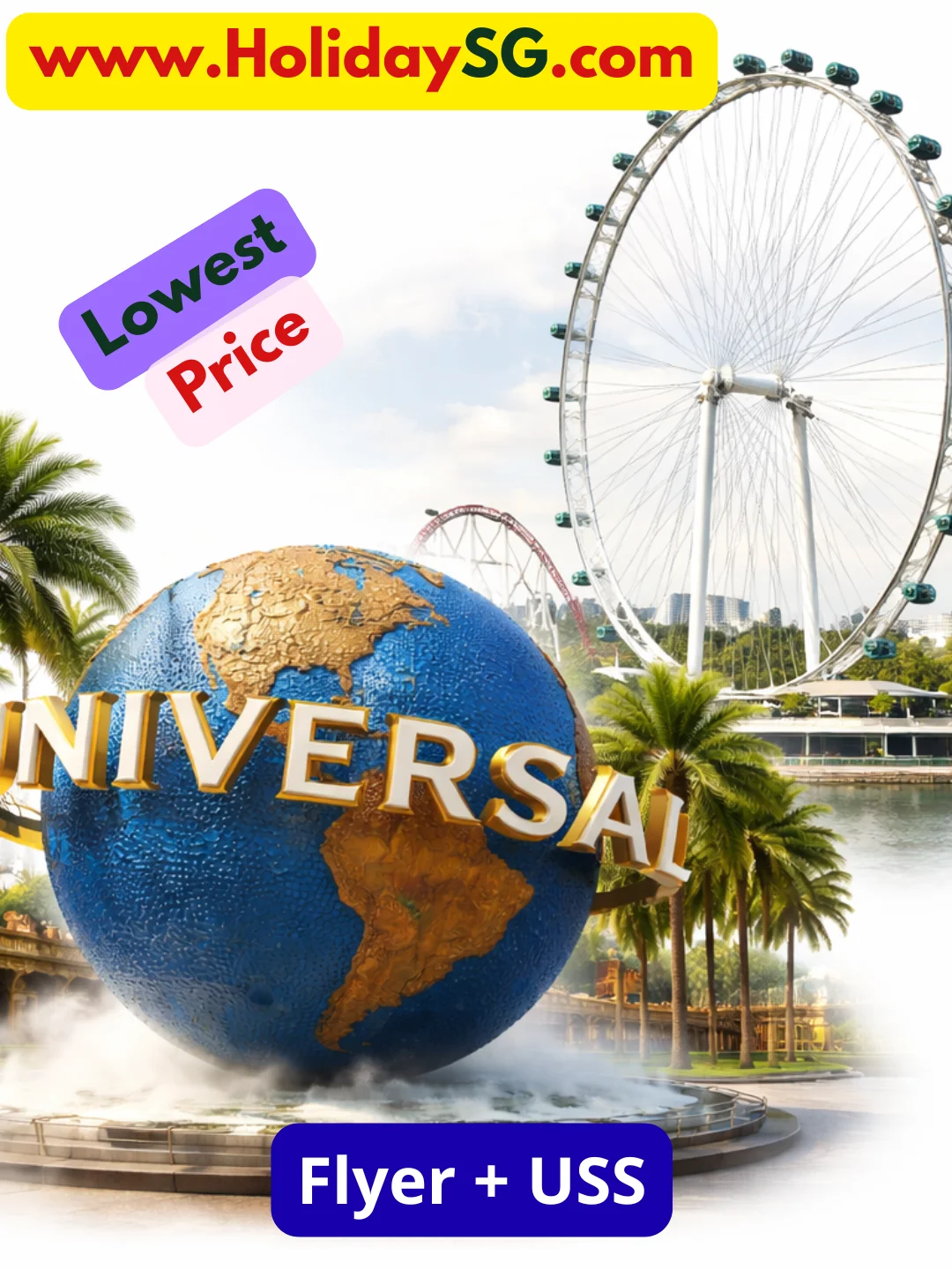Singapore Flyer Universal Studios Singapore Peak Shopee